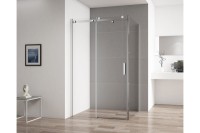 Универсальная боковая панель без пристенного профиля CEZARES STYLUS-SOFT-100-FIX-C-Cr