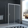 Душевой угол Veconi Rovigo RV-046, 1250х900х1850, хром, стекло прозрачное