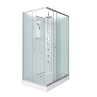 Душевая кабина Niagara Classic NG-43295-14QBKTG (120х90х210) низкий поддон(13см),стекло матовое,3 места