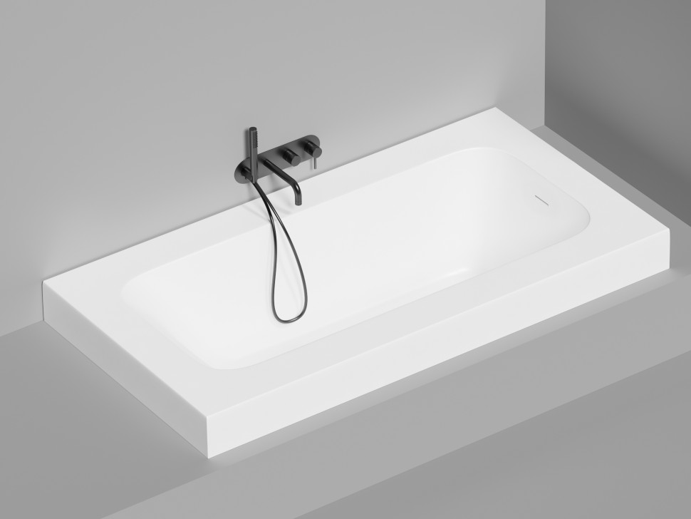 Ванна встраиваемая ORLANDA KIT PLUS 190x100 S-Sense Глянцевое