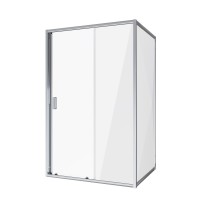 Душевое ограждение Niagara Nova NG-62-13A-A90 (130х90х195) прямоугольник,хром,двери раздвижные,стекло прозрачное,2 места