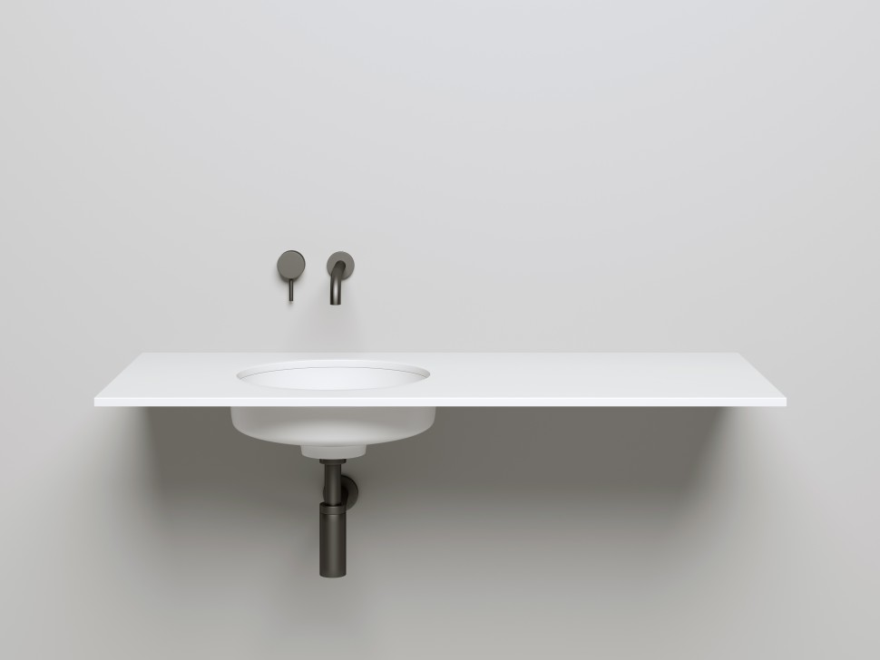 Раковина встраиваемая MAREA 04 покраска по RAL полностью 420х420х128 S-Stone Матовое