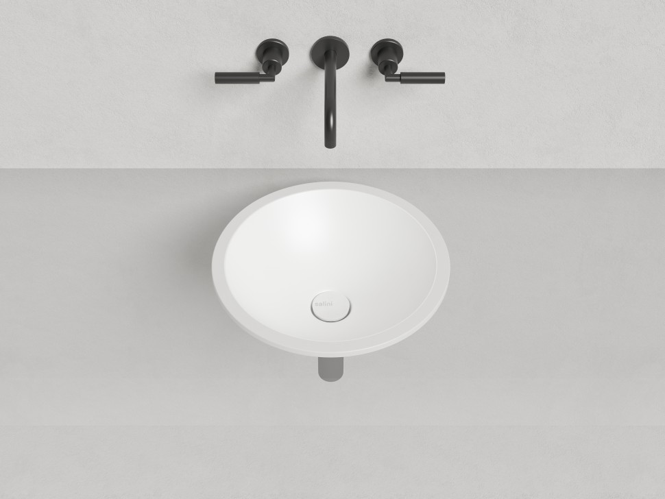 Раковина встраиваемая MAREA 04 покраска по RAL полностью 420х420х128 S-Stone Матовое