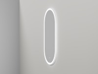 Зеркало для ванной ARMONIA овальное с двойной LED подсветкой 450*900*25 mm Salini 27MA.02.450.900