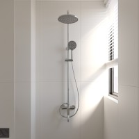 Душевая стойка TURI, хром глянец