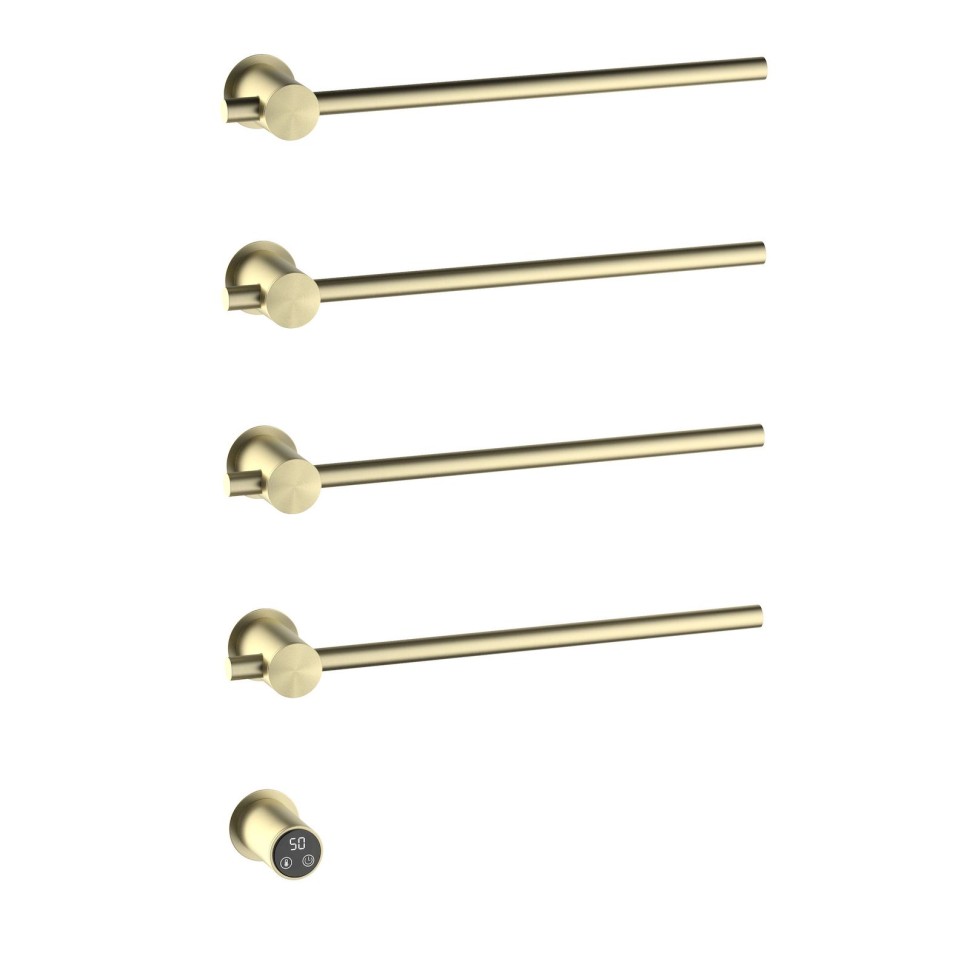 Полотенцесушитель электрический, встроенный Timo Saona 040/17SM золото матовое