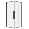Душевое ограждение Grossman Galaxy 300.K33.01.1010.42.00 (100х100х195) квадрат,раздвижная,графит сатин,стекло прозрачное, 1 место