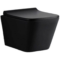 Унитаз подвесной Ceramalux с сиденьем NS5170MB