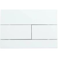 Кнопка смыва Veconi FLUSH V7, белый глянец