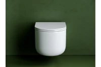 Подвесной унитаз Ulma безободковый, смыв торнадо CN4006T