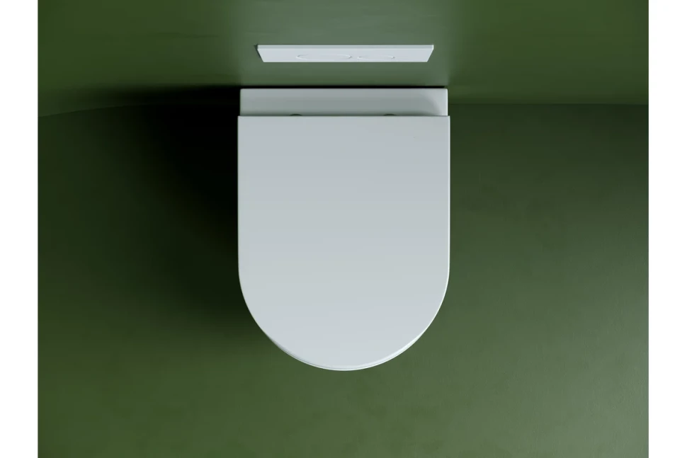 Подвесной унитаз Ulma безободковый, смыв торнадо CN4006T