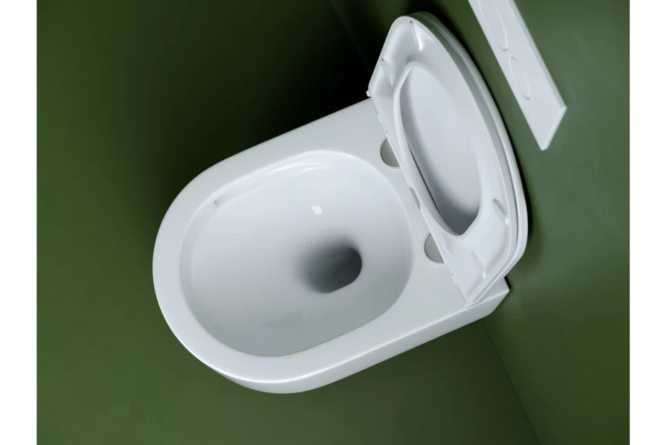 Подвесной унитаз Ulma безободковый, смыв торнадо CN4006T