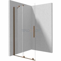 Стенка для душа, walk-in, 90 см - раздвижные