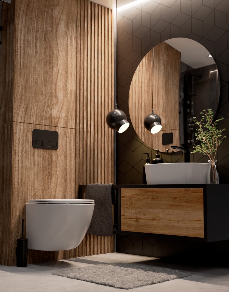 AQM2002L Унитаз подвесной с сиденьем SoftClose, смыв QUIET, скрытый крепеж. 520x365x360