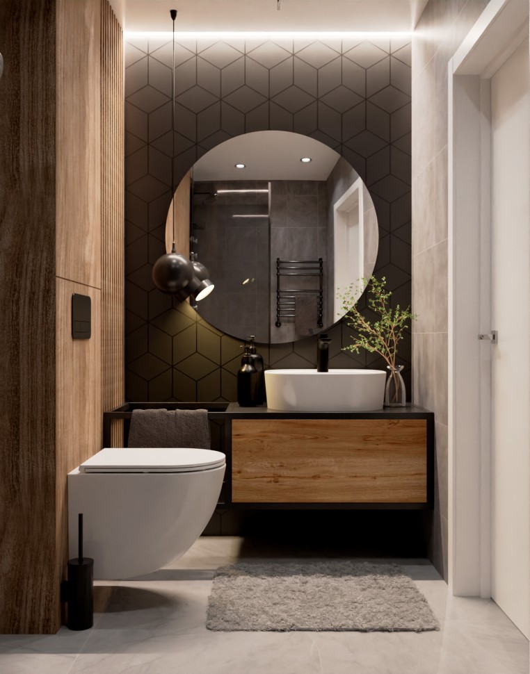 AQM2002L Унитаз подвесной с сиденьем SoftClose, смыв QUIET, скрытый крепеж. 520x365x360