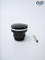 Донный клапан Gid универсальный G-58BL 76604K черный глянцевый 7.5x7x3.5