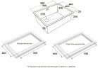 Мойка нерж. сталь NEXT-SKEW 58-L UNI, PM885844-L-GM, вороненая сталь,580х440мм, Paulmark
