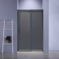 Душевая дверь Como-N VDS-4CN130CGB, 1300, черный, стекло тонированное