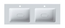 Раковина для ванной Uperwood Modul 122х45х12 см, белая глянцевая