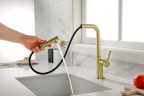 Смеситель для кухни Neo, брашированное золото, Ne214419-BG, Starke-Paulmark