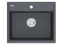 Мойка STEPIA 60, IT-GRANIT, PM115951-AN, антрацит, 590х510, Paulmark