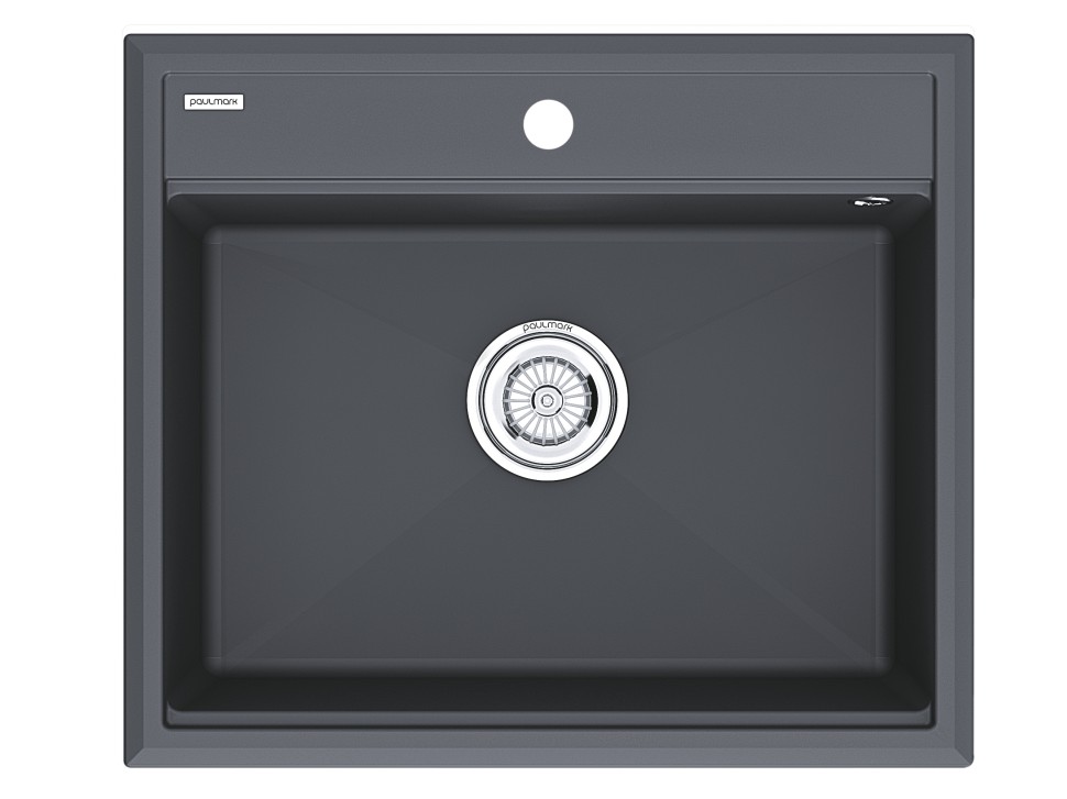 Мойка STEPIA 60, IT-GRANIT, PM115951-AN, антрацит, 590х510, Paulmark