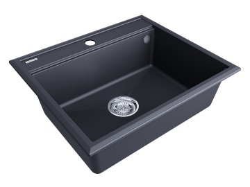 Мойка STEPIA 60, IT-GRANIT, PM115951-AN, антрацит, 590х510, Paulmark