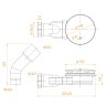 Сифон для поддонов RGW S-17B (44241700-04)