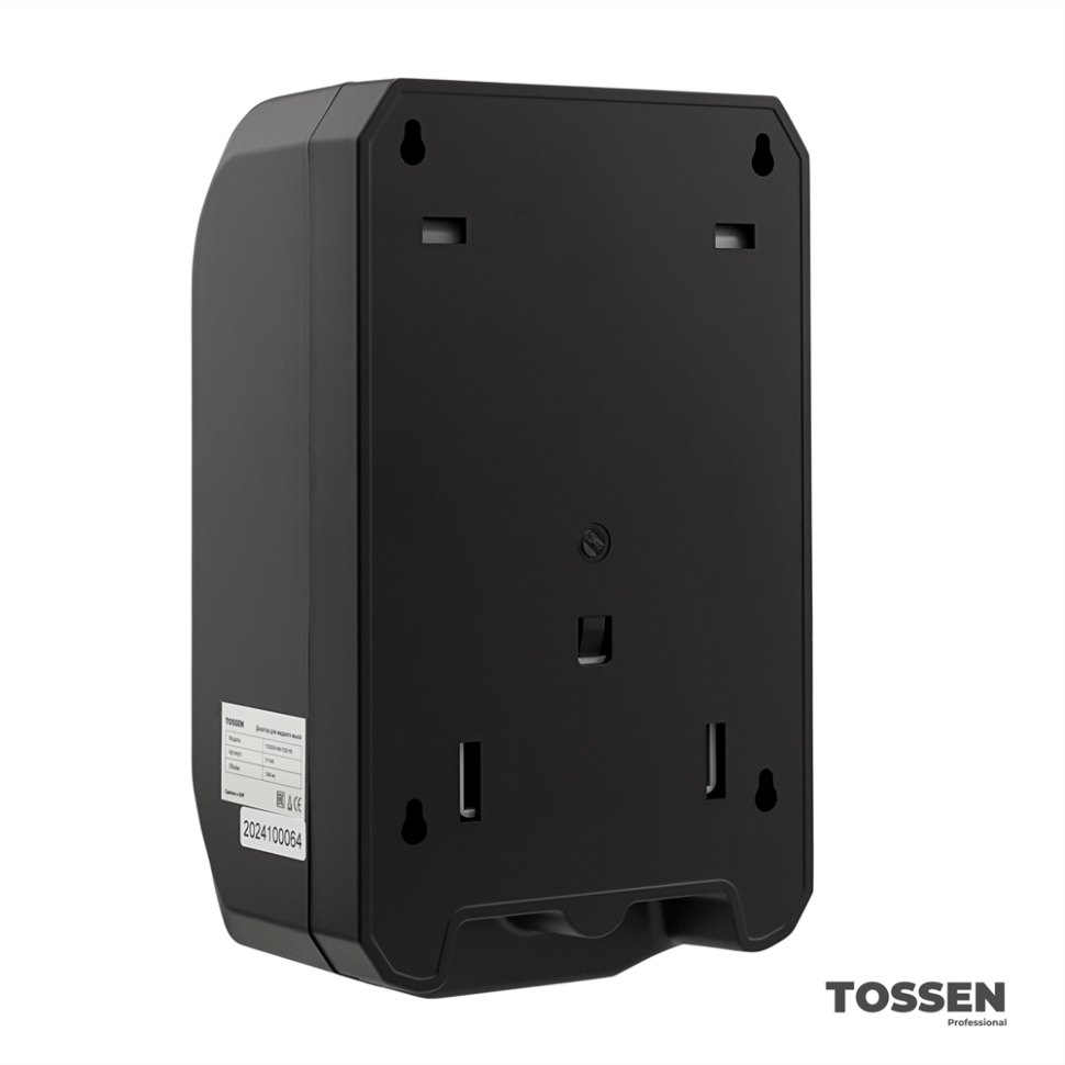 TOSSEN MN-7226 PB - механический дозатор жидкого мыла (коллекция «Матовый чёрный»)