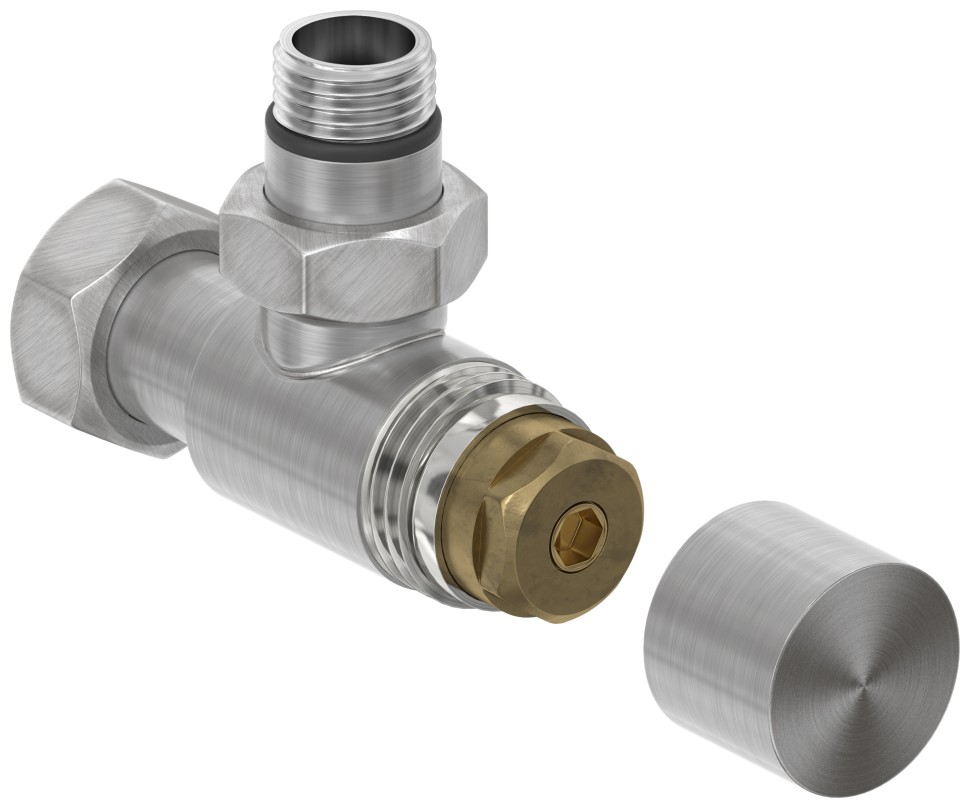 Вентиль угловой под шестигранник (G 1/2" НР х G 3/4" НГ)