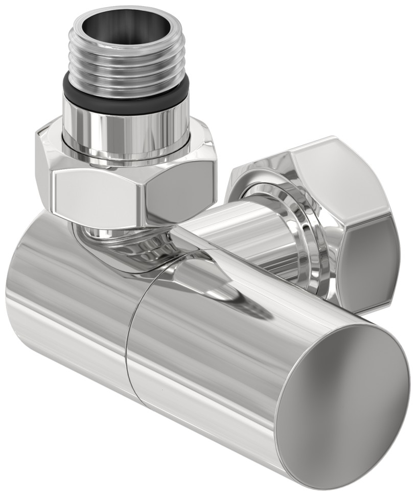 Вентиль 3D левый цилиндр (G 1/2" НР х G 3/4" НГ)