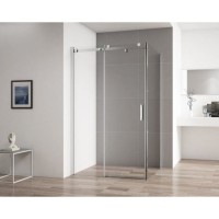 Универсальная боковая панель без пристенного профиля CEZARES STYLUS-SOFT-80-FIX-C-Cr