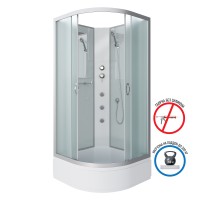 Душевая кабина Niagara Classic NG-3302-14BKG (100х100х200) средний поддон(26см),стекло матовое,4 места
