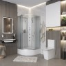 Душевая кабина Niagara Classic NG-3302-14BKG (100х100х200) средний поддон(26см),стекло матовое,4 места