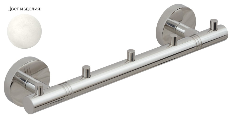 Вешалка настенная Каньон - 5 крючков / L 260