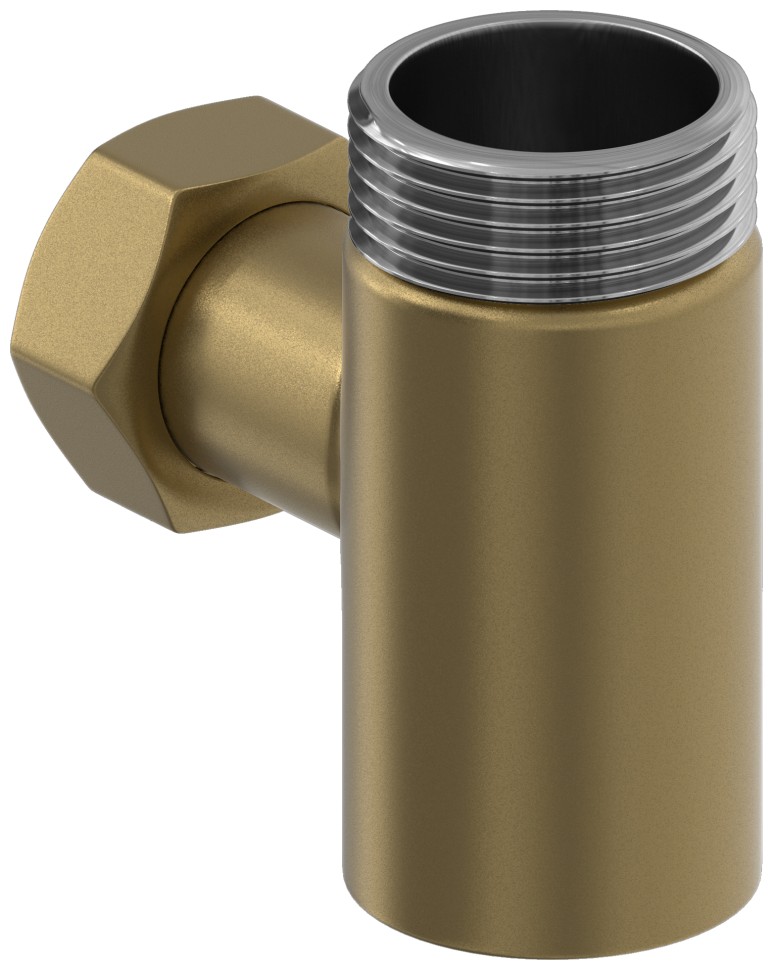 Уголок со спускным клапаном переходной (G 1" НР х G 3/4" НГ)