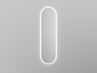 Зеркало для ванной ARMONIA овальное двойной LED подсветкой 450*1585*25 mm Salini 27MA.02.450.1585