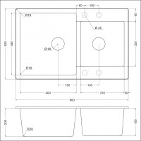 Мойка EMAR EMQ-2800.Q EMQ-2800.Q Сардоникс