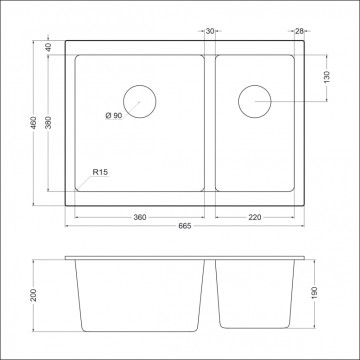 Мойка EMAR EMQ-2665.PL EMQ-2665.PL Антрацит