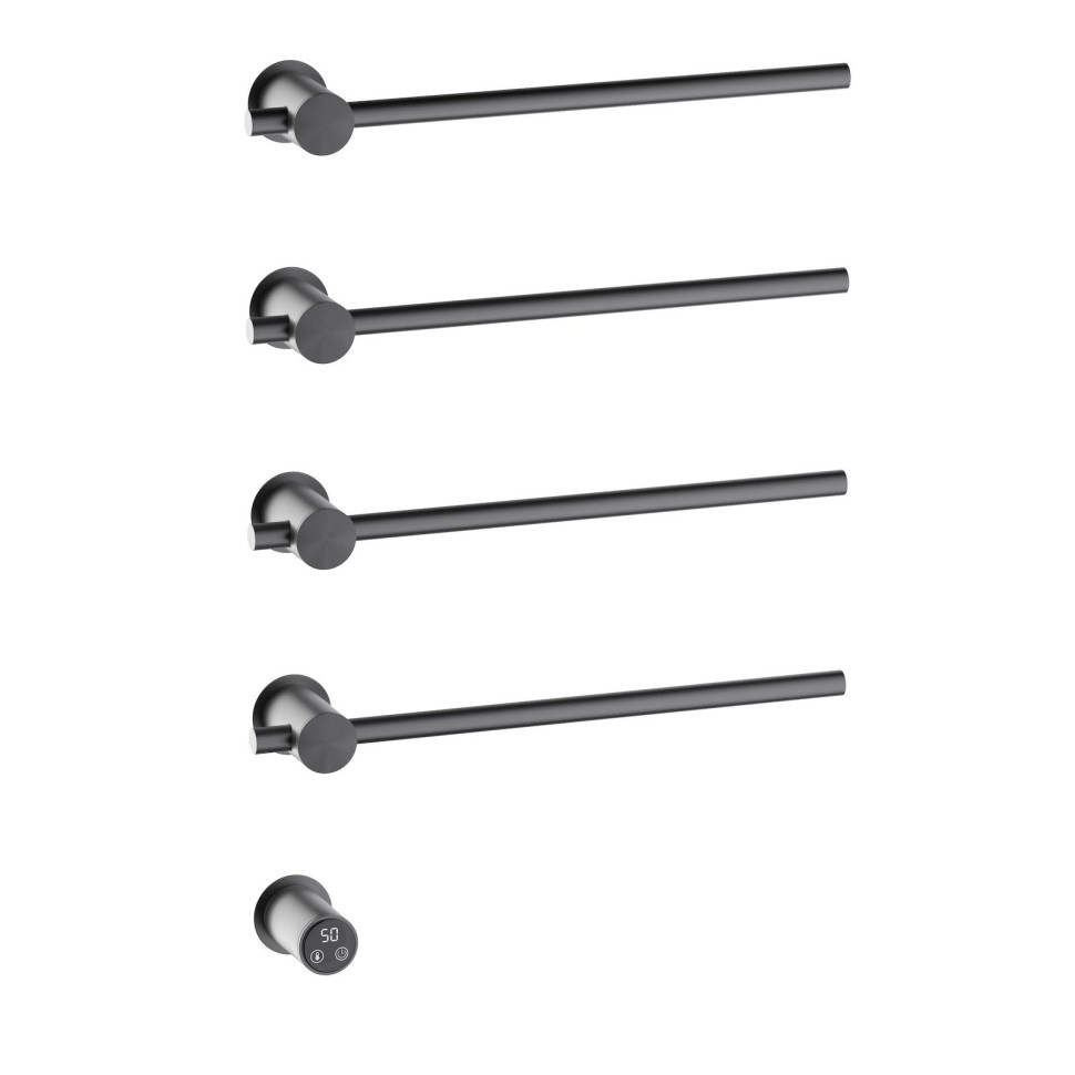 Полотенцесушитель электрический, встроенный Timo Saona 040/18SM черное золото