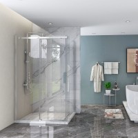 Душевой угол Veconi Rovigo RV-070CH, 1200х1000х1950, хром, стекло прозрачное