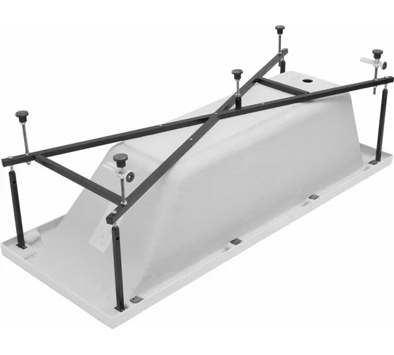 Акриловая ванна Aquanet Bright 180x80 (с каркасом)