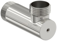 Уголок со спускным клапаном переходной (G 1" НР х G 1" НР)