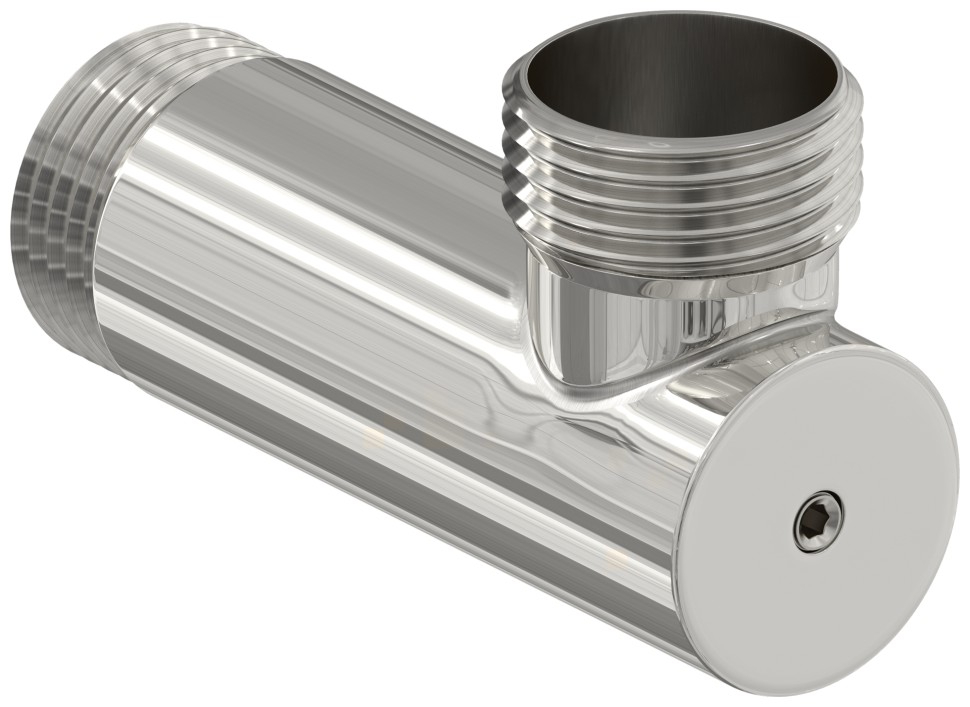 Уголок со спускным клапаном переходной (G 1" НР х G 1" НР)