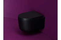 Подвесной унитаз Ulma безободковый, смыв торнадо CN4006TMB