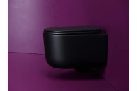 Подвесной унитаз Ulma безободковый, смыв торнадо CN4006TMB