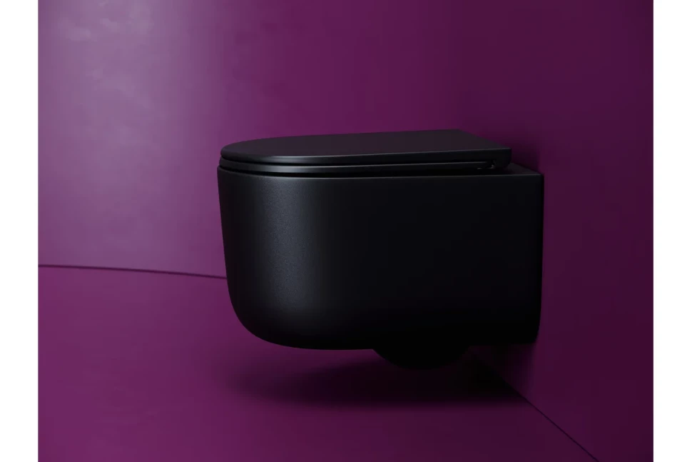 Подвесной унитаз Ulma безободковый, смыв торнадо CN4006TMB