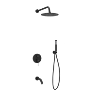 Душевой комплект SANCOS Select встраиваемый для душа, цвет черный матовый, арт. SC3004MB