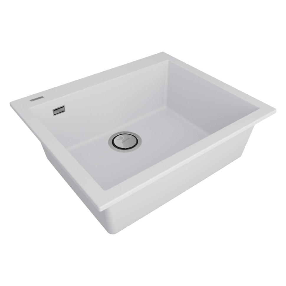 Мойка DECORATION 60, ACRYSTONE, PM936051-WH, WHITE, 600х510 мм, Paulmark
