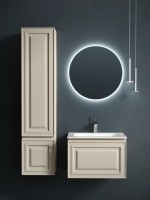 Тумба подвесная SANCOS Very 590х445х406, c одним ящиком оснащенным доводчиками, Beige Soft , арт.VR60CE